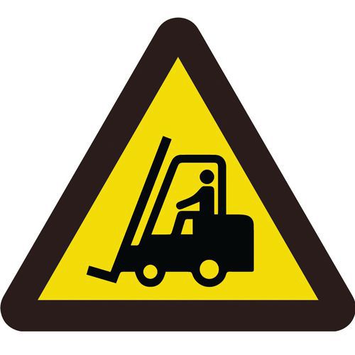 Panneau triangle danger chariots élévateurs Panneau triangle danger chariots élévateurs