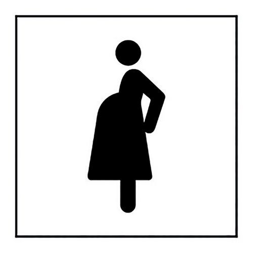 Pictogramme accès prioritaire aux femmes enceintes en Vinyle Pictogramme accès prioritaire aux femmes enceintes en Vinyle