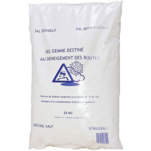 Sel de déneigement (sac de 25 kg)