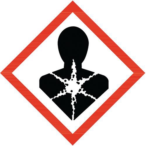 CLP-bord - Gezondheidsgevaar - Zelfklevende etiketten CLP-bord - Gezondheidsgevaar - Zelfklevende etiketten