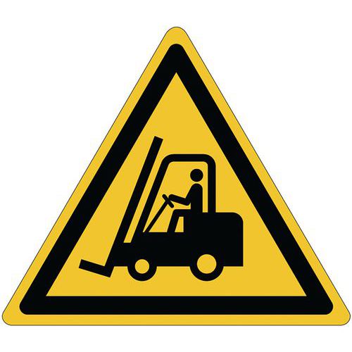 Panneau danger rond Véhicules industriels aluminium - Manutan Expert Panneau danger rond Véhicules industriels aluminium - Manutan Expert