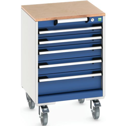 Armoire à Tiroirs Roulante Cubio SLR-556-5.1 - Bott Armoire à Tiroirs Roulante Cubio SLR-556-5.1 - Bott