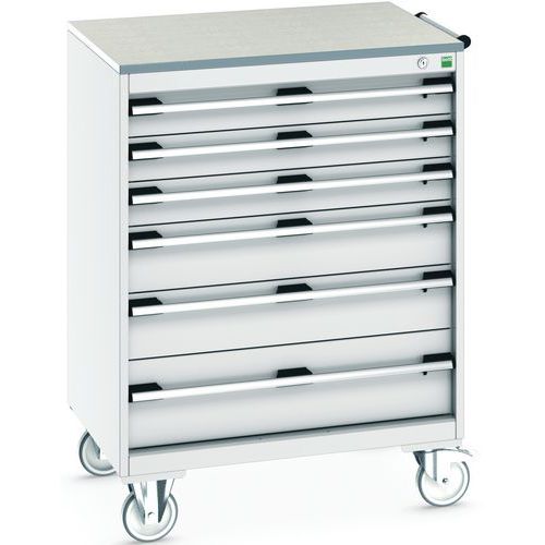 Armoire à Tiroirs Roulante Cubio SLR-869-6.1 - Bott Armoire à Tiroirs Roulante Cubio SLR-869-6.1 - Bott