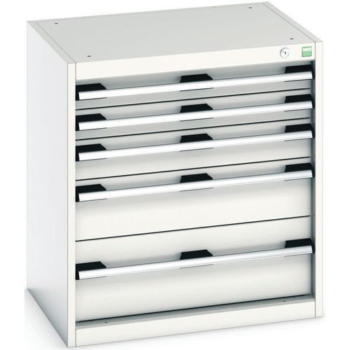 Werkplaatskast met laden cubio SL-657-5.1 - Bott Werkplaatskast met laden cubio SL-657-5.1 - Bott