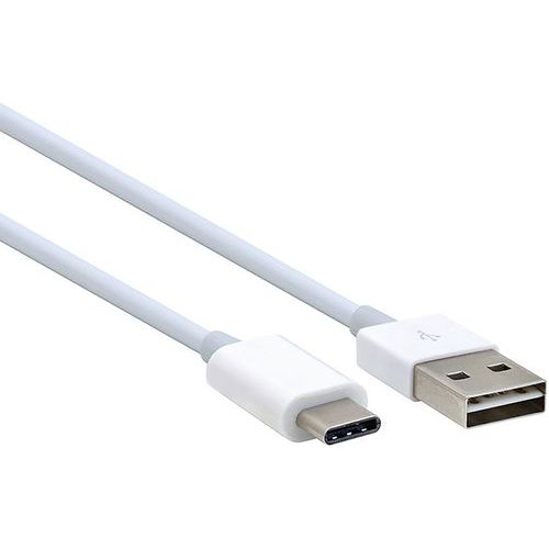Datakabel USB-A 2.0 omkeerbaar naar USB type-C - wit -Moxie Datakabel USB-A 2.0 omkeerbaar naar USB type-C - wit -Moxie