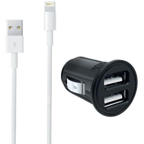 Oplader sigarettenaansteker USB + kabel Lightning Iphone - Moxie Oplader sigarettenaansteker USB + kabel Lightning Iphone - Moxie