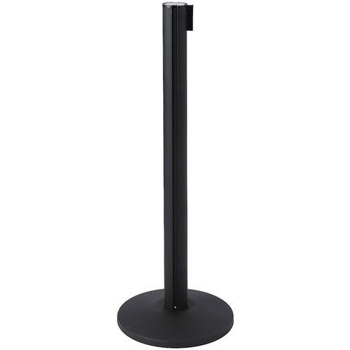 Zwarte aluminium paal met 2,7 m riem - Set van 2 - Showdown Displays Zwarte aluminium paal met 2,7 m riem - Set van 2 - Showdown Displays