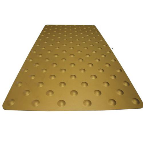 Dalle podotactile intérieure TOLPLOT en aluminium anodisé Dalle podotactile intérieure TOLPLOT en aluminium anodisé