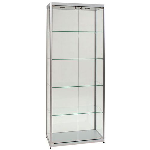 Vitrinekast - 800 x 400 x 2000 mm - Manutan