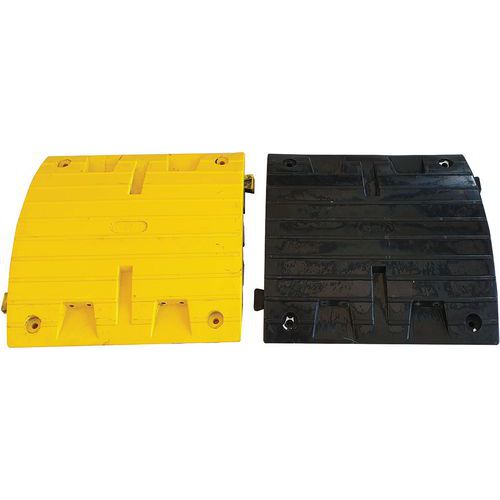 Set 2 elementen voor drempels voor vrachtwagens - Zwart/geel - Viso Set 2 elementen voor drempels voor vrachtwagens - Zwart/geel - Viso