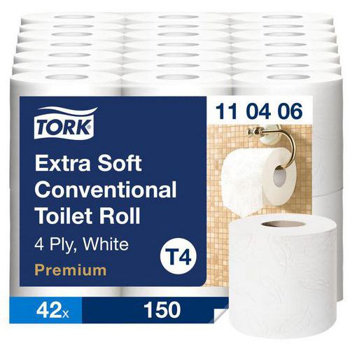 Tork Rol Extra Zacht Toiletpapier 4-laags Wit T4 Premium