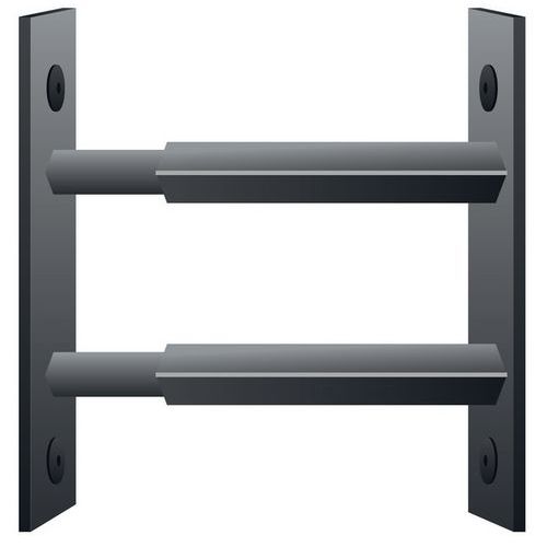 2 telescopische veiligheidsstangen voor venster - lengte 55 t/m 103 cm - Mottez