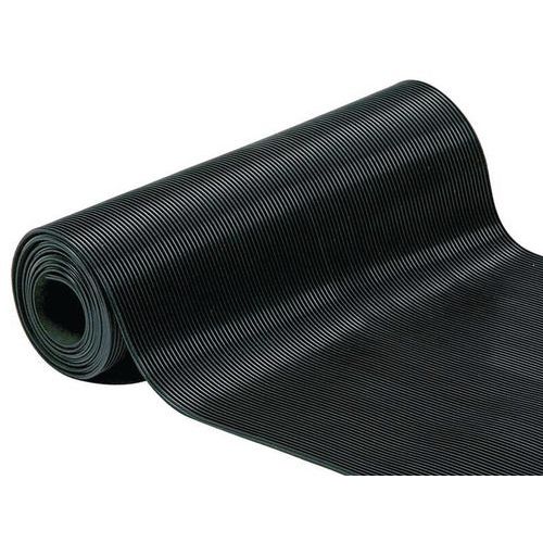 Antislipmat rubber met fijne strepen Antislipmat rubber met fijne strepen