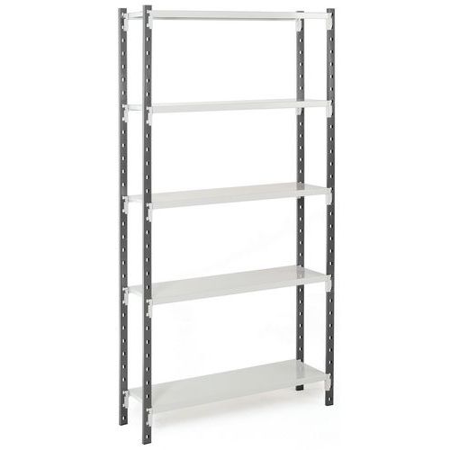 Stelling Flip lichte lasten plaatstaal 5 niveau - ManOrga Stelling Flip lichte lasten plaatstaal 5 niveau - ManOrga