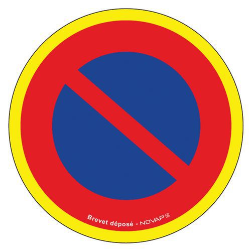Panneau d'interdiction haute visibilité - Défense stationner - Rigide - Novap Panneau d'interdiction haute visibilité - Défense stationner - Rigide - Novap