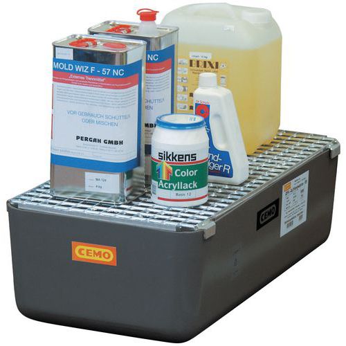 Bac de rétention polyester - Capacité de rétention 65 L Bac de rétention polyester - Capacité de rétention 65 L