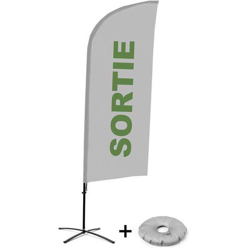 Beach flag avec pied en croix Sortie - Français - Showdown Displays Beach flag avec pied en croix Sortie - Français - Showdown Displays