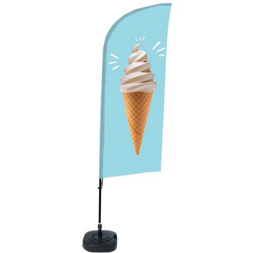 Beach flag base remplissable Glace - Showdown Displays Beach flag base remplissable Glace - Showdown Displays