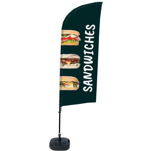 Beach flag base remplissable Sandwichs - Anglais - Showdown Displays Beach flag base remplissable Sandwichs - Anglais - Showdown Displays