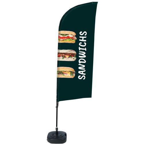Beach flag base remplissable Sandwichs - Français - Showdown Displays Beach flag base remplissable Sandwichs - Français - Showdown Displays
