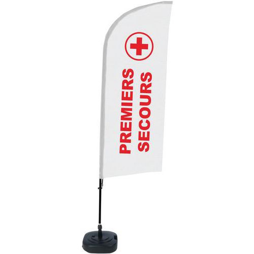 Beach flag base remplissable Secours - Français - Showdown Displays Beach flag base remplissable Secours - Français - Showdown Displays