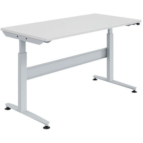 Elektrisch verstelbare tafel Regulog gemelamineerd blad dikte 24 mm Elektrisch verstelbare tafel Regulog gemelamineerd blad dikte 24 mm