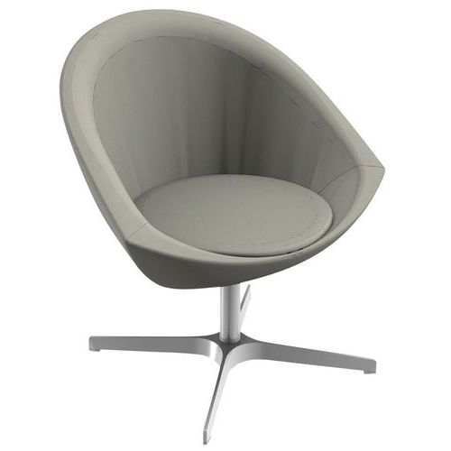 Receptiestoel Agio draaibaar met pvc-coating Receptiestoel Agio draaibaar met pvc-coating