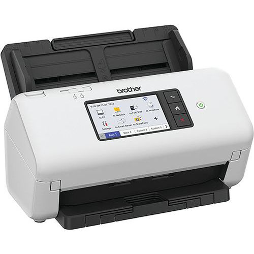 Brother Ads-4700W scanner Scanner met Adf + invoer voor losse vellen 600 x 600 Dpi A4 Zwart, Wit
