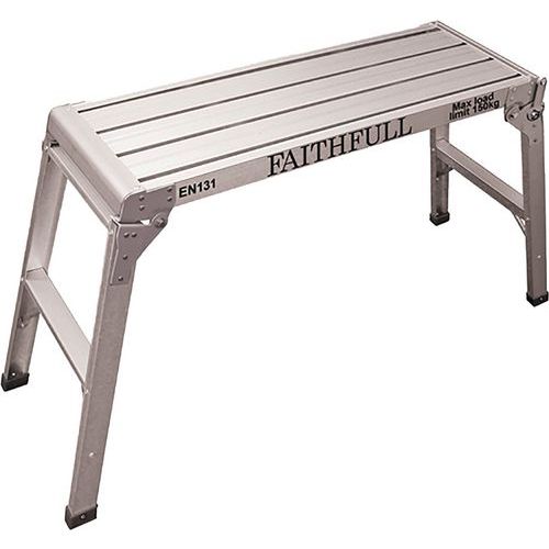 Opstapkrukje, opklapbaar - Aluminium - Faithfull Opstapkrukje, opklapbaar - Aluminium - Faithfull
