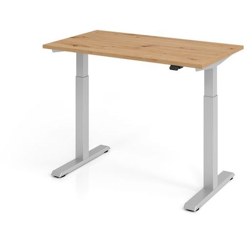 Zit- en stabureau in hoogte verstelbaar - 120x67 cm - Hammerbacher Zit- en stabureau in hoogte verstelbaar - 120x67 cm - Hammerbacher