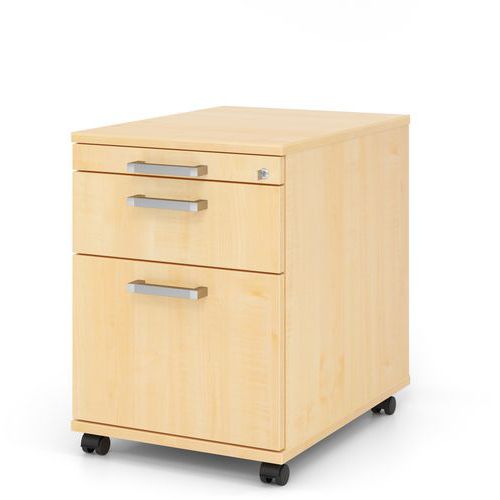 Ladeblok verrijdbaar met 2 laden verchroomd handvat D58cm Hammerbacher Ladeblok verrijdbaar met 2 laden verchroomd handvat D58cm Hammerbacher
