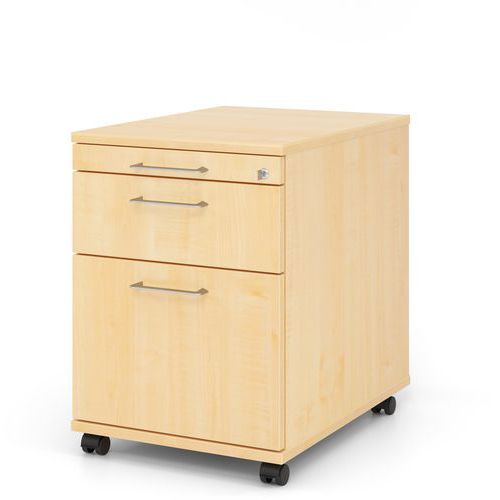 Ladeblok verrijdbaar met 2 laden draadhandvat D 58cm - Hammerbacher Ladeblok verrijdbaar met 2 laden draadhandvat D 58cm - Hammerbacher
