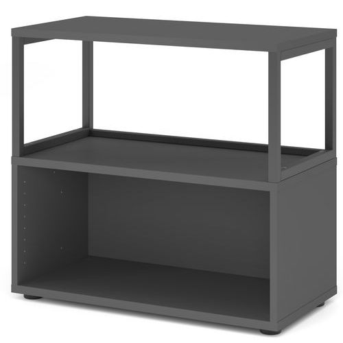 Kast FlexWall + frame met verstelbaar poten - 2 niveaus - Hammerbacher Kast FlexWall + frame met verstelbaar poten - 2 niveaus - Hammerbacher