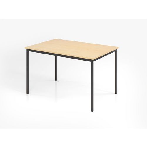 Table de réunion à pieds carrés - 120x80 cm - Hammerbacher
