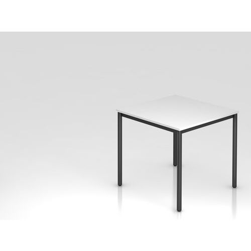 Conferentietafel Met Ronde Poten - 80x80 Cm - Hammerbacher