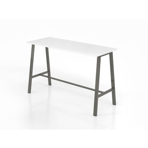 Table haute de réunion industrielle - Hammerbacher Table haute de réunion industrielle - Hammerbacher