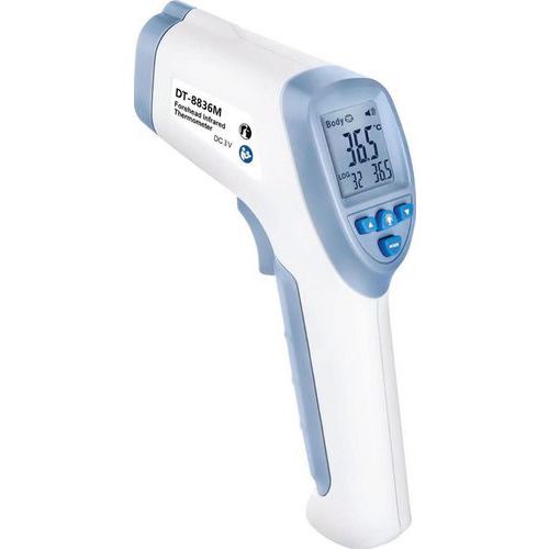 Thermomètre sans contact bébé et adulte - Thermomètre infrarouge écran LCD