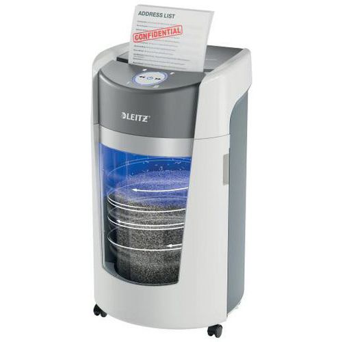 Destructeur de papier IQ OptiMax Coupe Micro Sécurité P5 - 35L - Leitz