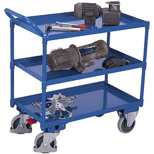Trolley met 3 plateaus Trolley met 3 plateaus