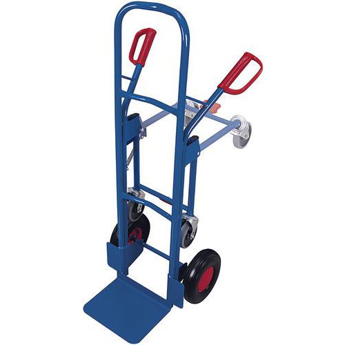 Steekwagen staal met steunwiel Steekwagen staal met steunwiel