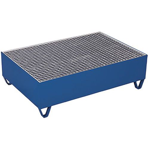 Opvangbak met rooster voor 2 vaten van 200 liter Opvangbak met rooster voor 2 vaten van 200 liter