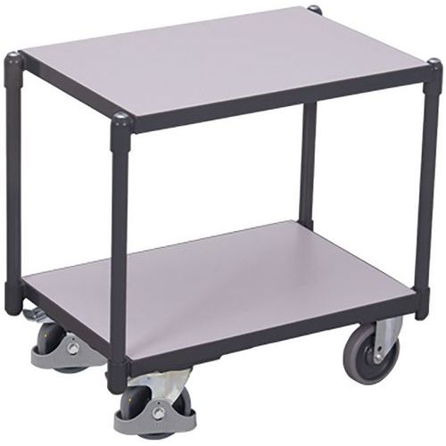 Chariot ESD à système Euro avec 2 plateaux Chariot ESD à système Euro avec 2 plateaux