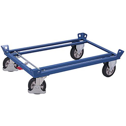 Palletonderwagen, Max. belasting: 1200 kg, Nuttige breedte: 810 mm, Nuttige lengte: 610 mm, Model: Wagen