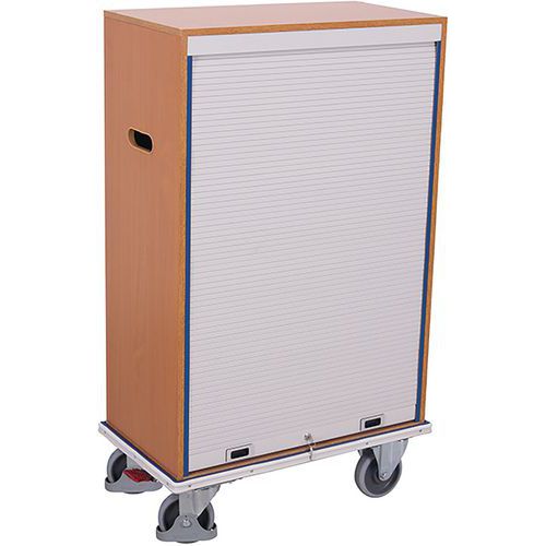 Chariot porte-documents avec 9 casiers, verrouillable Chariot porte-documents avec 9 casiers, verrouillable