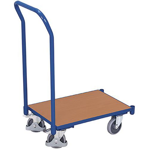 Plateau roulant modulaire Euro avec plateau et dossier Plateau roulant modulaire Euro avec plateau et dossier