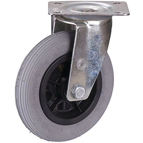 Zwenkwiel met luchtband 150 x 30 mm Zwenkwiel met luchtband 150 x 30 mm