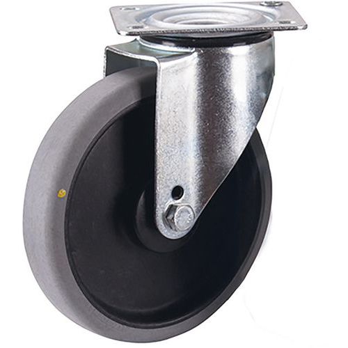 Zwenkwiel ESD 200 x 40 mm grijs Zwenkwiel ESD 200 x 40 mm grijs