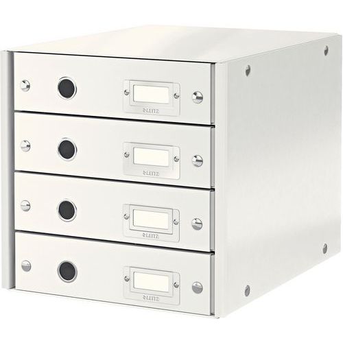 Ladekast Click & Store WOW 4 laden - 81% gerecycled karton - Leitz