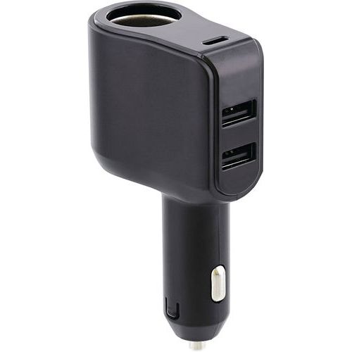 Chargeur allume-cigare 4 en 1 - USB-A et USB-C - TNB Chargeur allume-cigare 4 en 1 - USB-A et USB-C - TNB