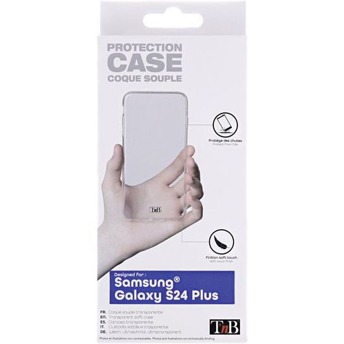 Coque souple transparente pour Samsung Galaxy S24 Plus - TNB Coque souple transparente pour Samsung Galaxy S24 Plus - TNB
